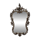 Gold metal wall mirror