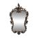 Gold metal wall mirror