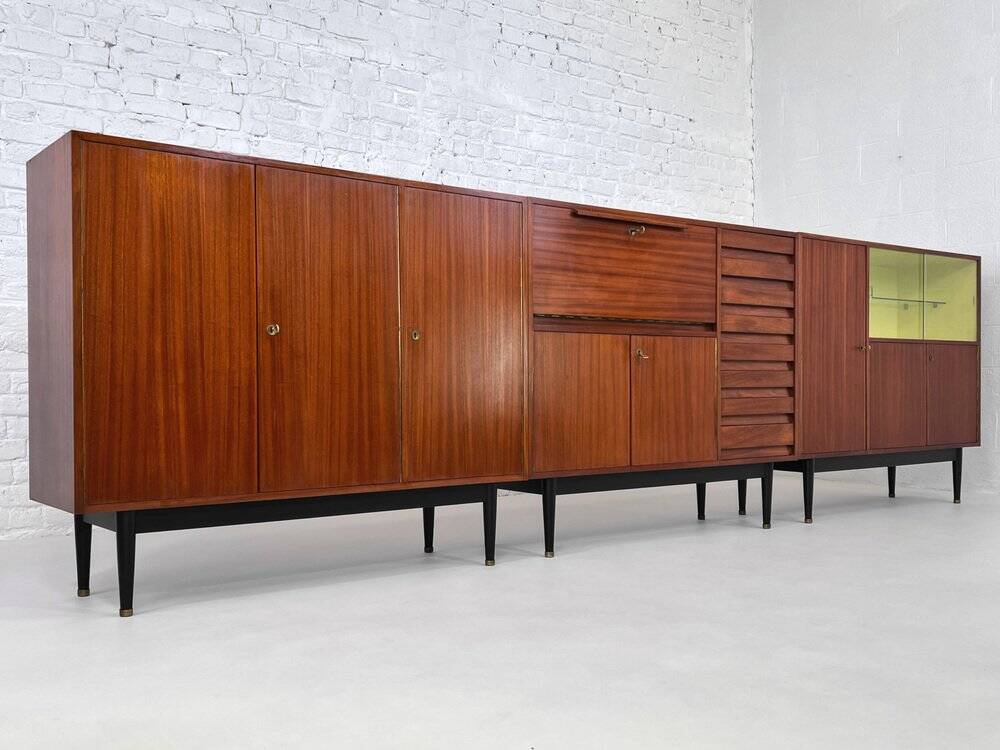 Set of sideboards by Jos de Mey for Van den Berghe-Pauvers, 1950s