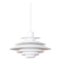 Danish vintage Verona pendant lamp by Kurt Wiborg, Jeka, 1980s