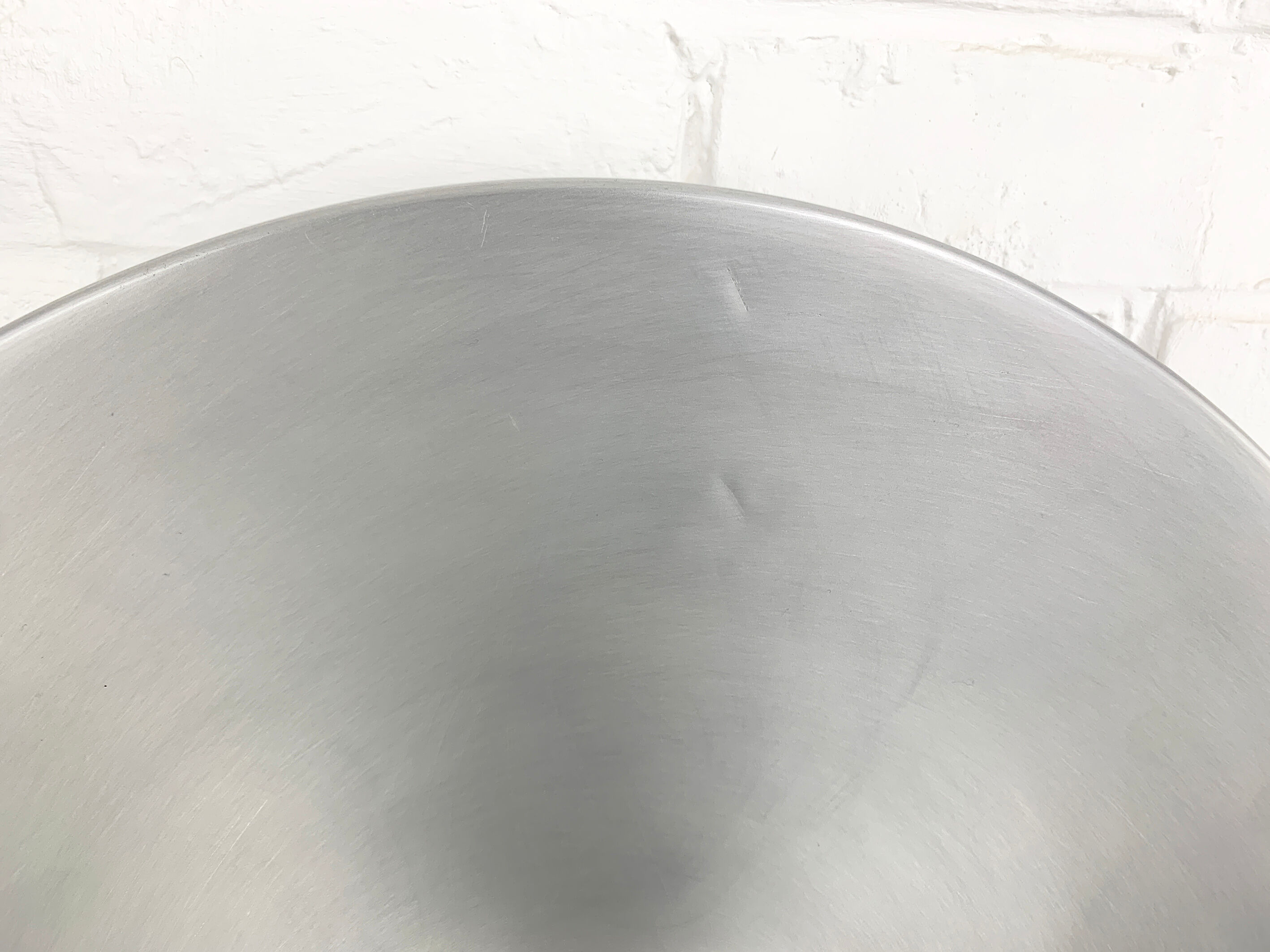 Space age aluminum wall lamp by Staff Leuchten, flush light, 1960-70s