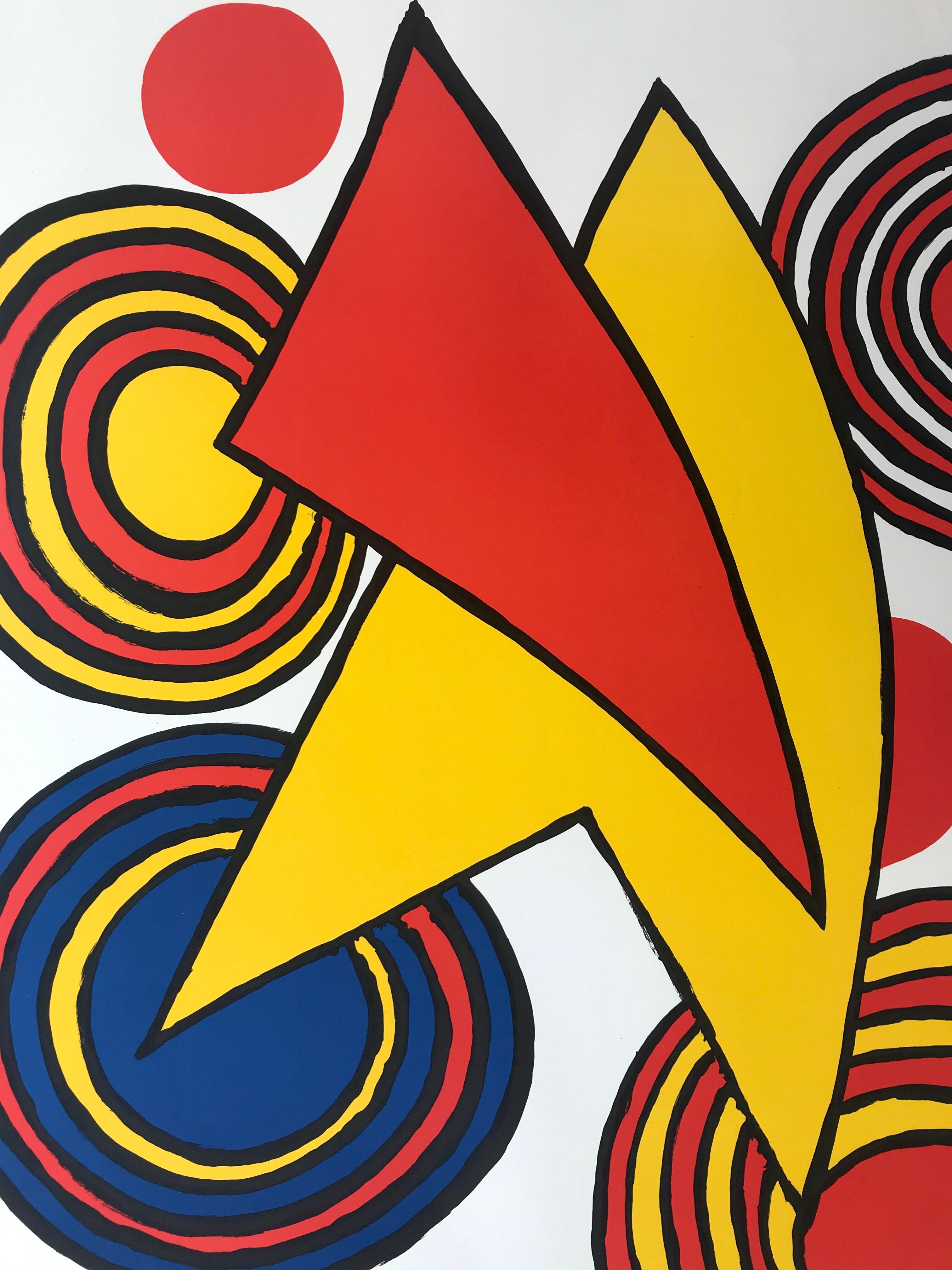 Original lithograph poster by Alexander CALDER, Galerie Maeght, 1973