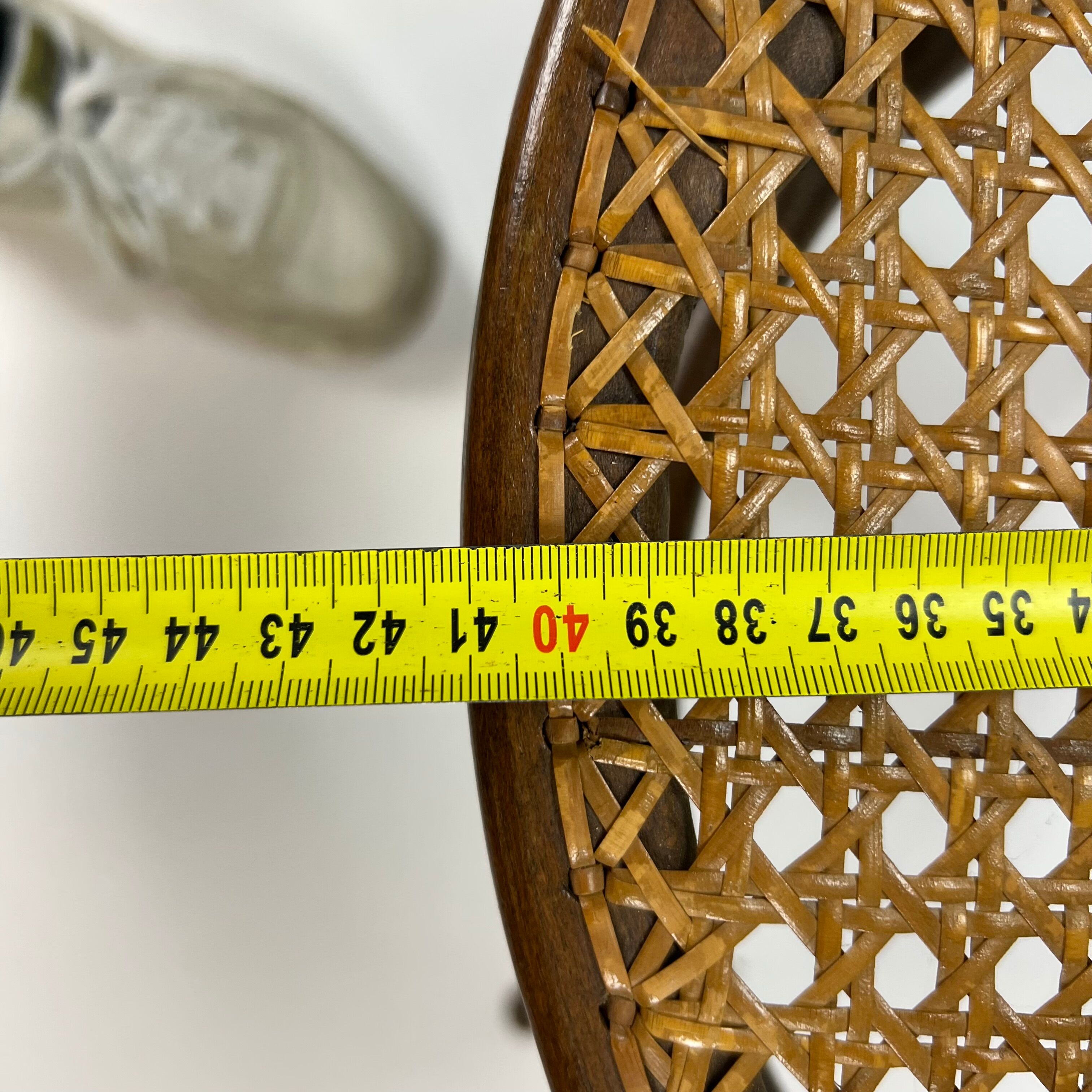 Ensemble de 4 chaises de salle à manger Mid Century Zpm Radomsko Bentwood et Cane, années 1960