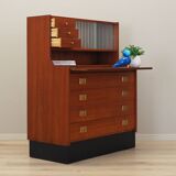 Secrétaire en teck, design danois, années 1970, production : Danemark
