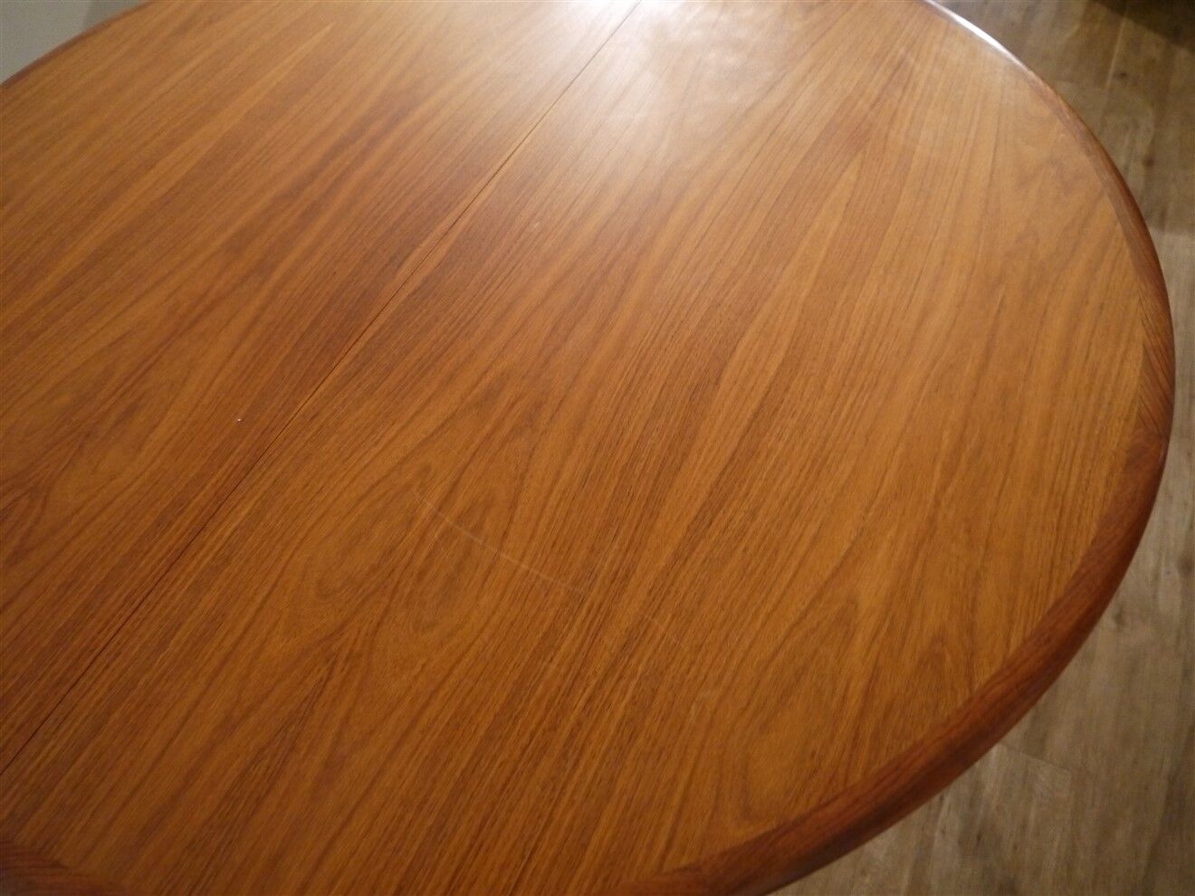 Danish extendable teak dining table 1960