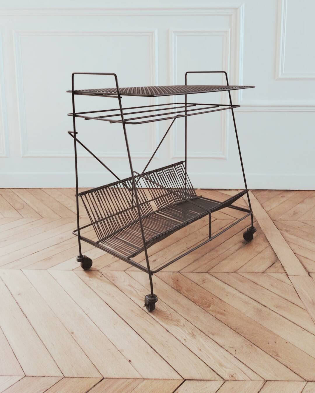 Renovated vintage vinyl furniture, 1950s-1960s.