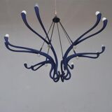 Vintage 1990s design to 12 lights chandelier