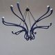Vintage 1990s design to 12 lights chandelier