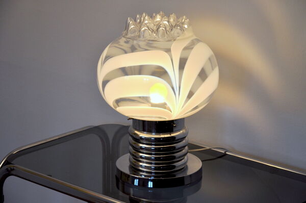 Lampe Toni Zuccheri verre de Murano Italie 1970