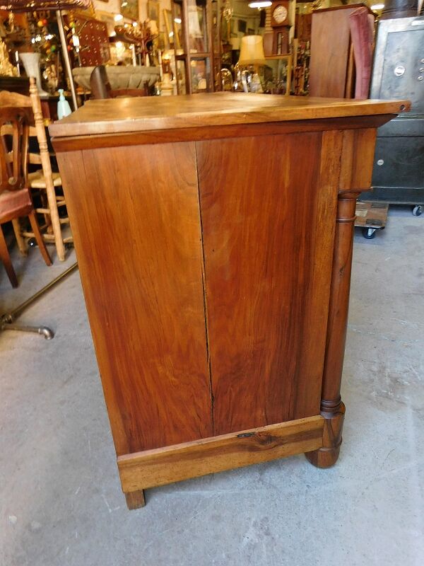 Commode empire en noyer d'epoque du xix ème siecle