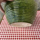 Old glazed pot cover