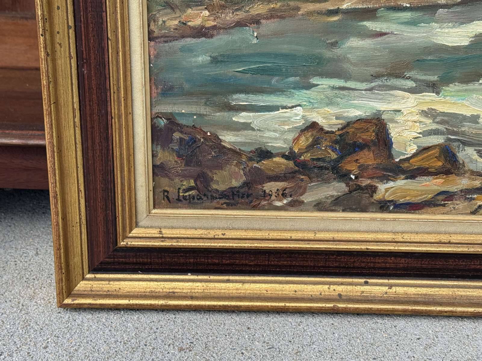 Oil on canvas signed Robert Leparmentier (1893-1975)