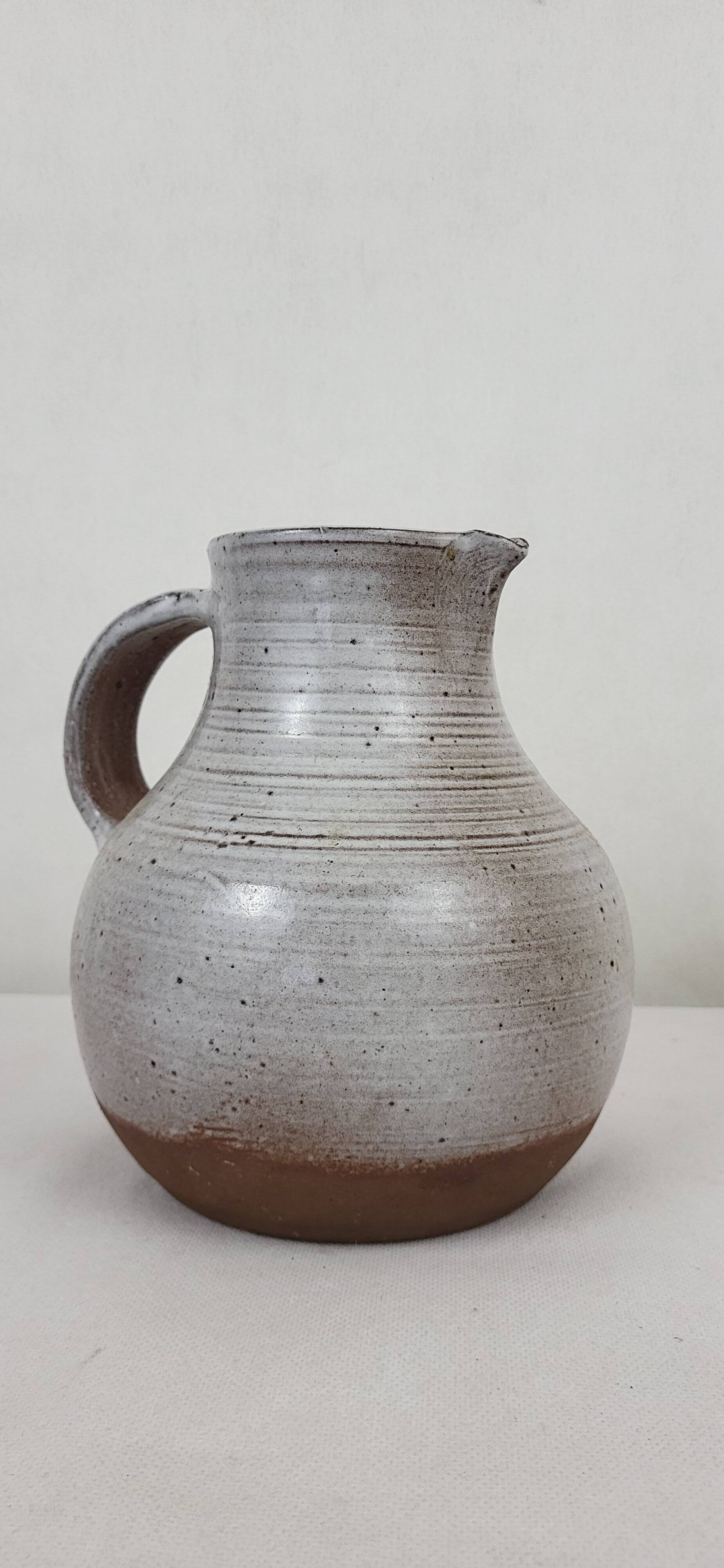 Ratilly / Pierlot stoneware pitcher 1L3