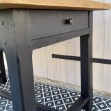 Table de ferme pieds carrés