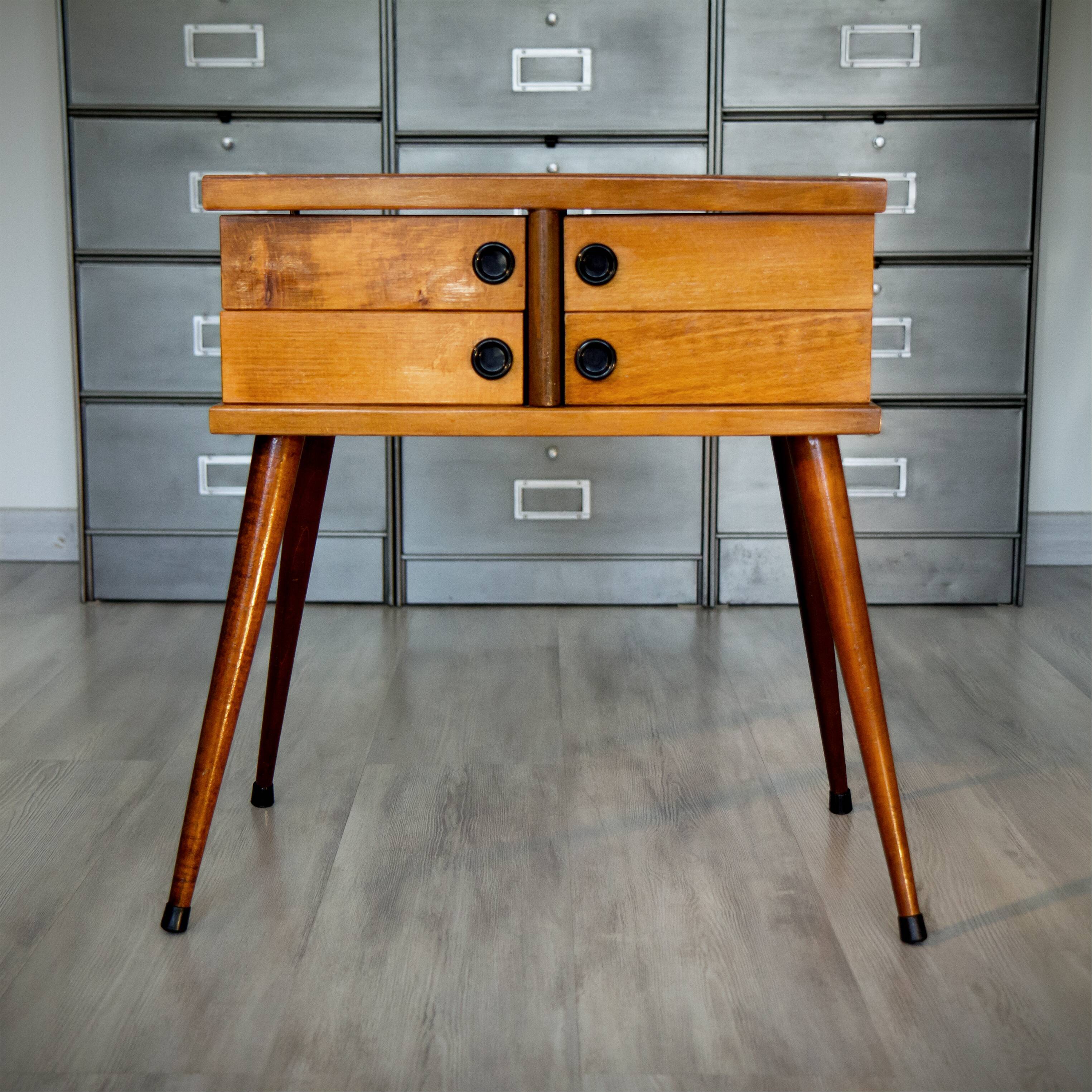 Travailleuse, boite à couture années 50