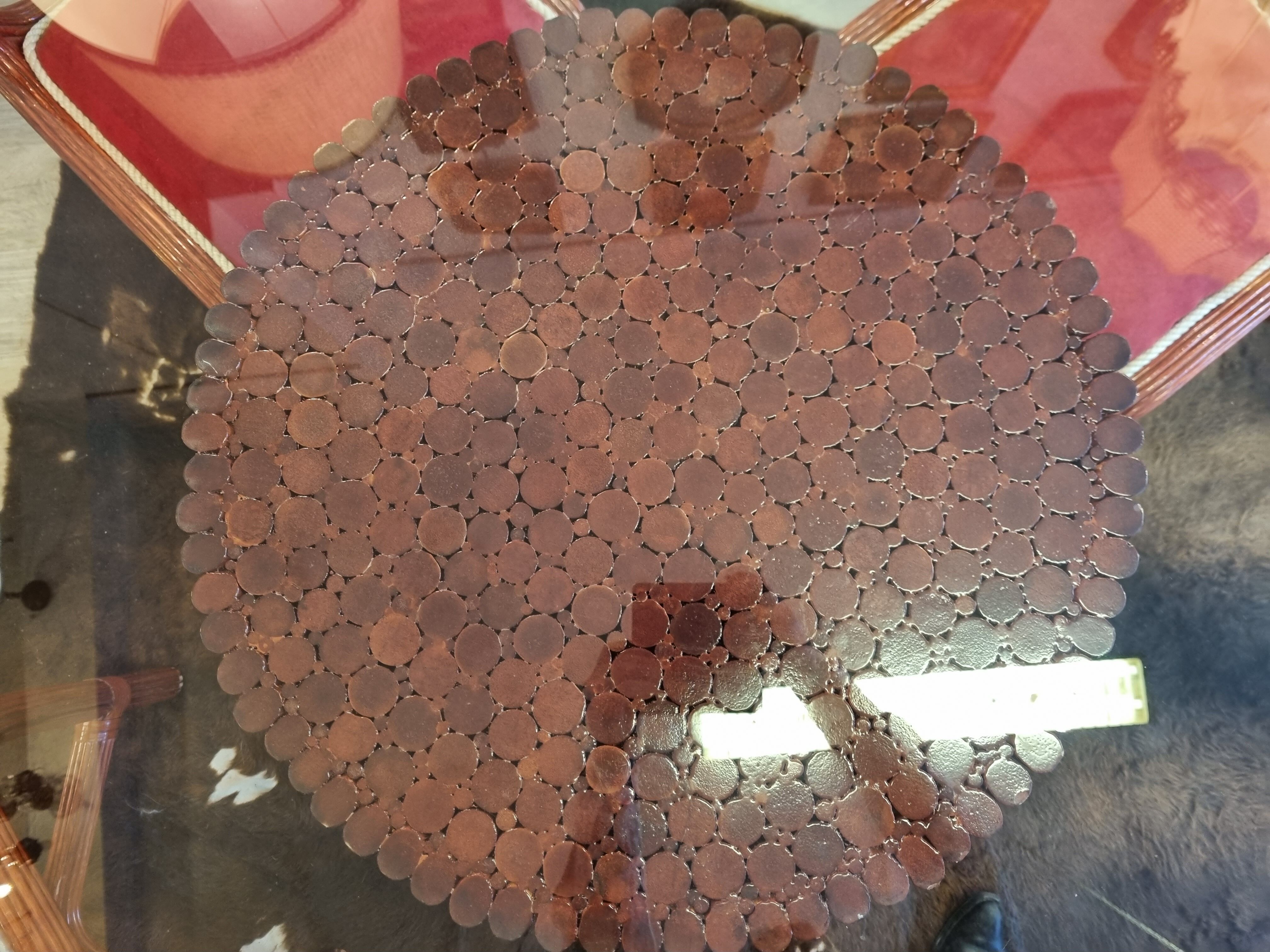 Table & chaises Maugrion Roche Bobois 1980