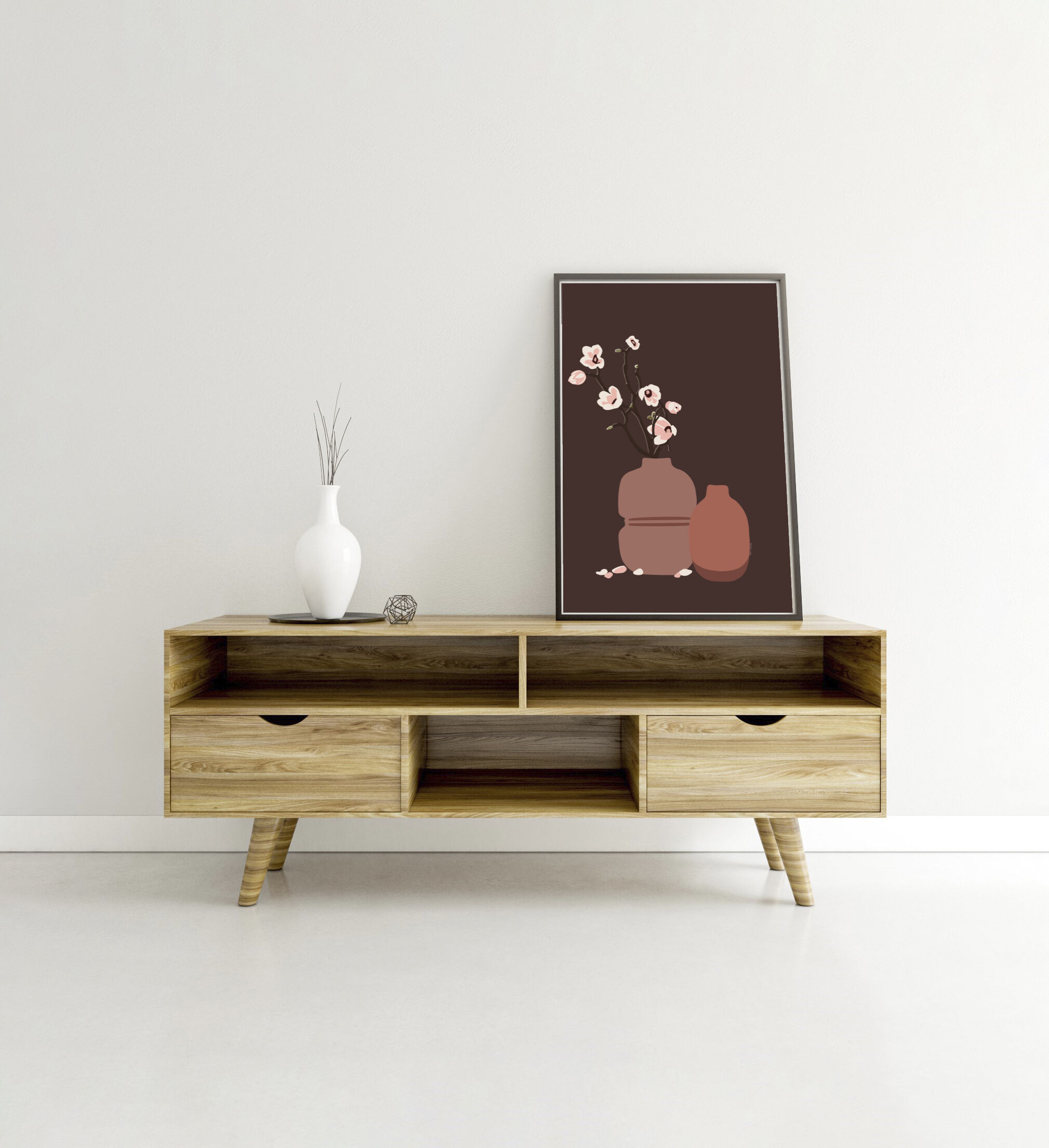 Illustration "Cherry trees" by Noums Atelier