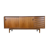 Enfilade en teck OS29 Triennale d'Arne Vodder pour Sibast Furniture, années 60/70