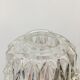 Vintage molded glass pendant lamp