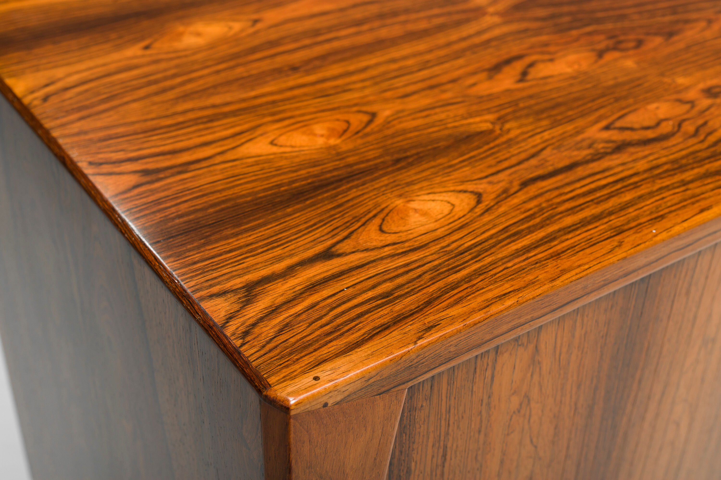 Large Rosewood Sideboard by Henning Kjaernulf for Bruno Hansen, 1950s