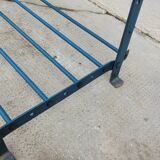 Set of 3 Rigidex iron storage locker shelves 1950s