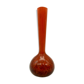 Vase soliflore rouge bordeaux vintage années 70