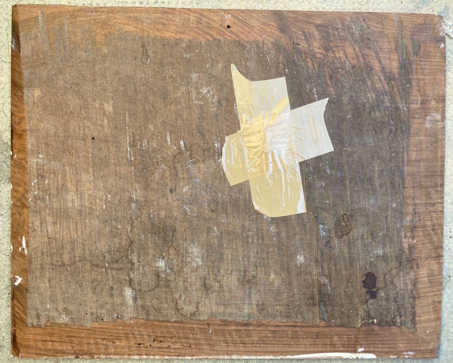 Painting Still life: autumn fruits: pears grapes figs