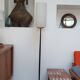 Arlus opaline floor lamp 50s