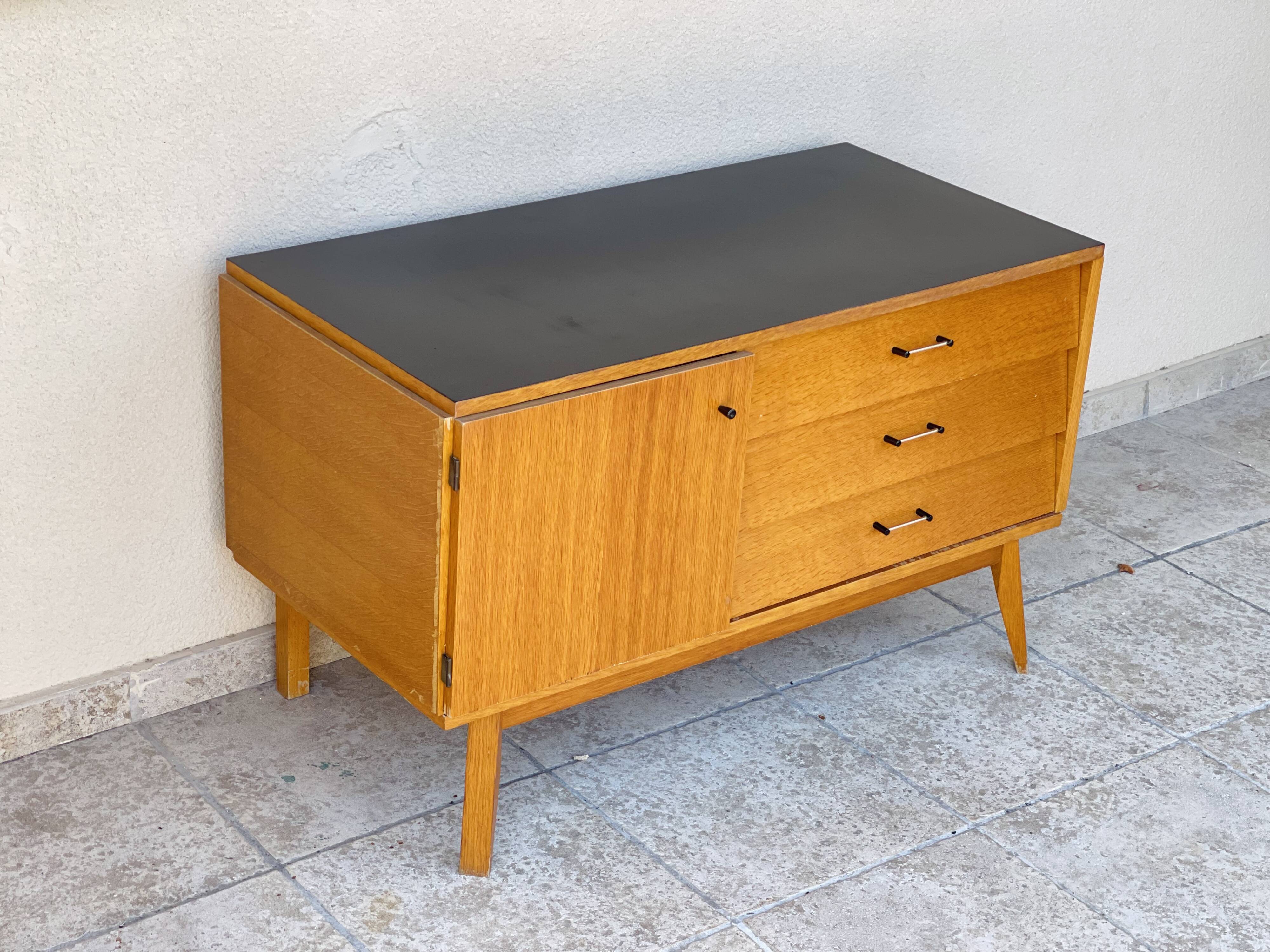 Vintage oak row 1960