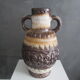Large vintage ceramic amphora lamp stand