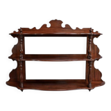 Mahogany Wall Shelf, Louis-Philippe Period – Mid-19th Century