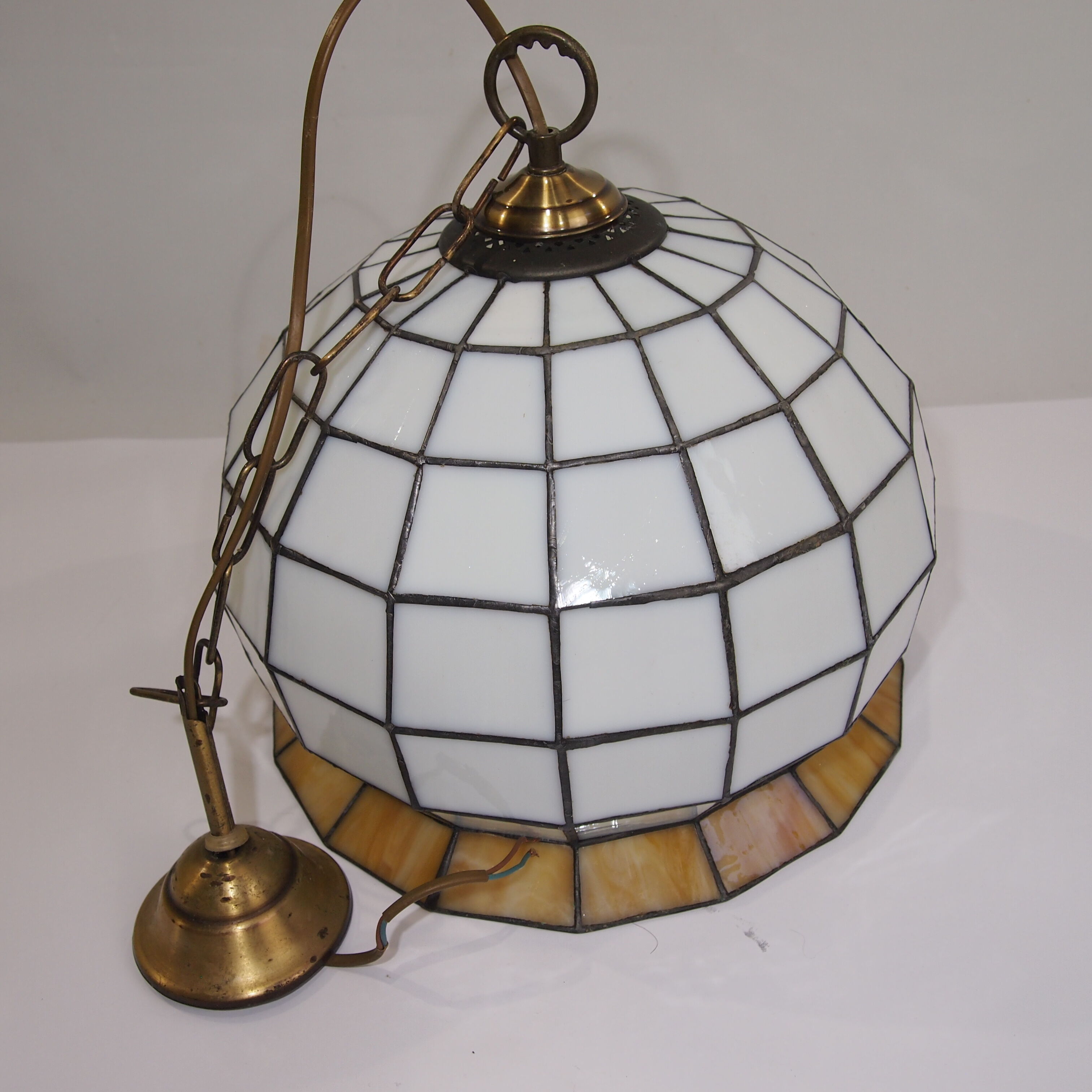 Ceiling lamp / bathroom lighting / stained glass / Glass pendant / glass paste