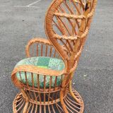 "Emmanuelle" rattan armchair