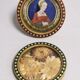 Pair of old Frames Photos / miniature portraits. Cloisonné enamels
