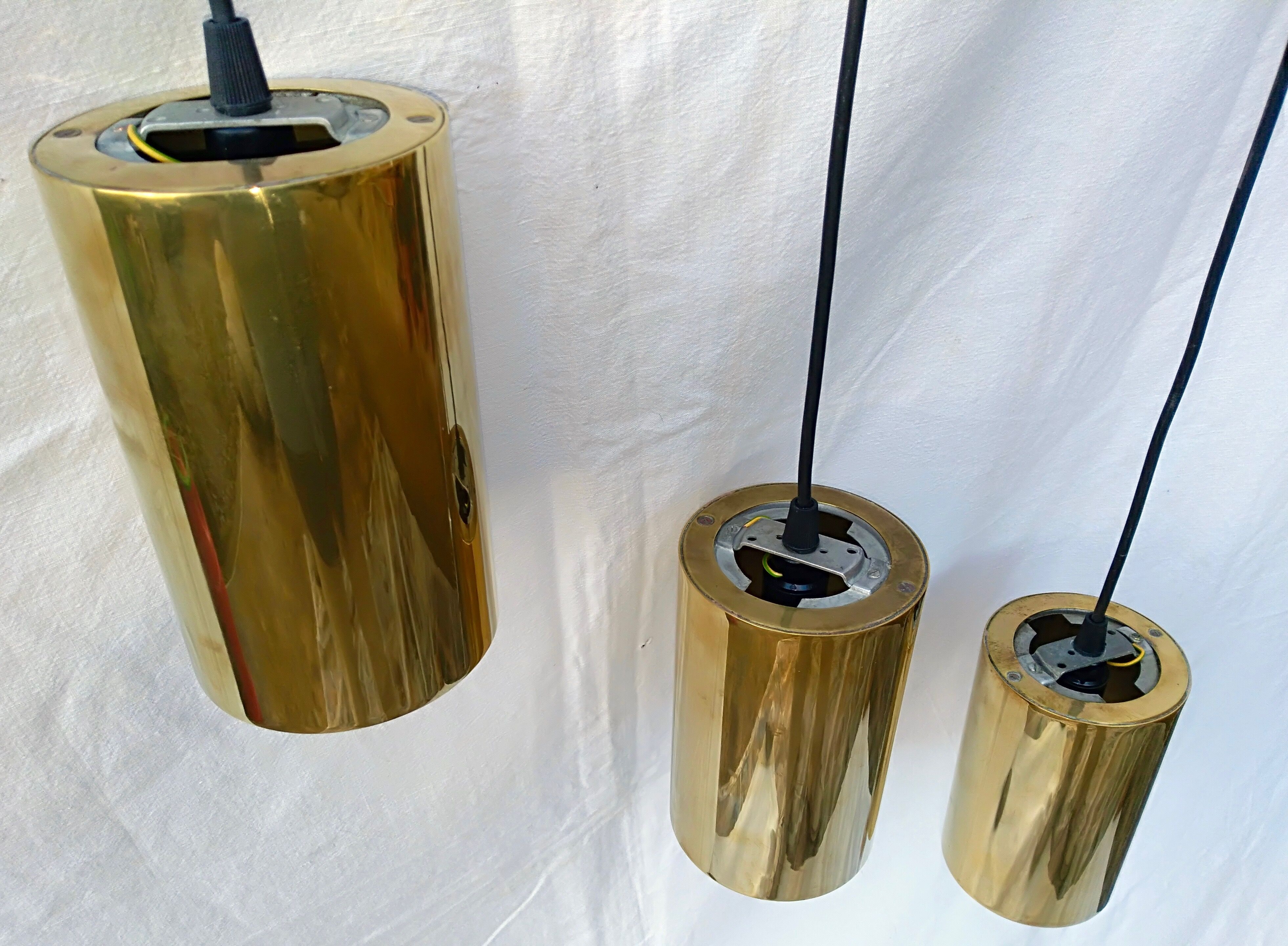 Brass pendant lamp