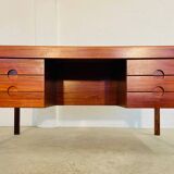 Vintage retro Danish mid-century rosewood desk by Christian Linneberg 1960s