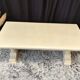 Oak solid wood coffee table entrance bench