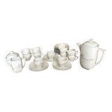 Limoges porcelain coffee service by Philippe Deshouilières