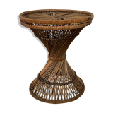 Palm side table in buris