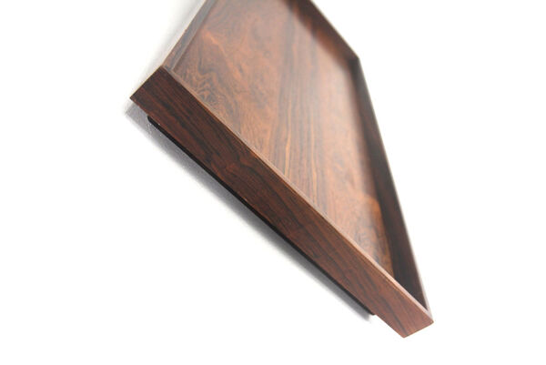 Plateau scandinave en palissandre, Danemark, 1960