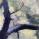 Table "Tree study" Russian school HSP signed N. Spoov +frame