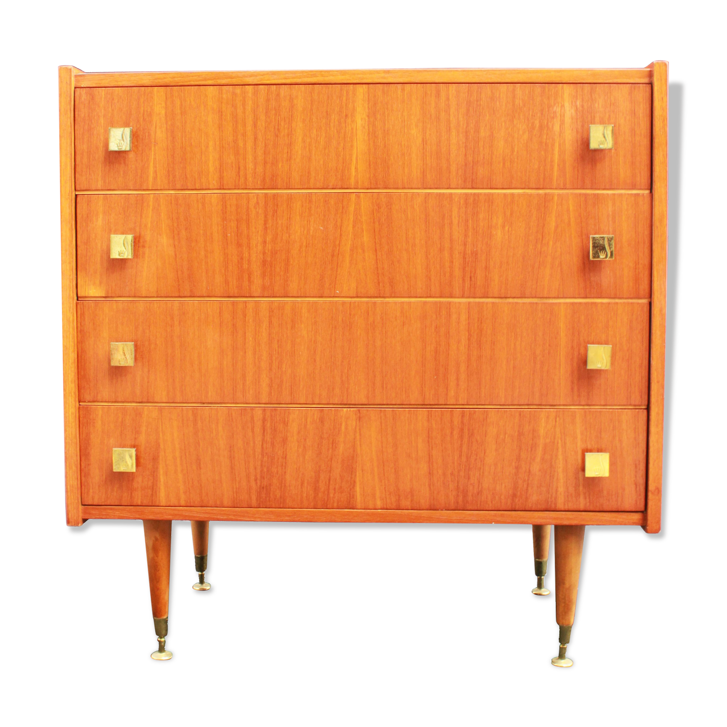Scandinavian style chest of drawers, mid-century, 4 drawers