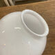 White glass lampshade globe