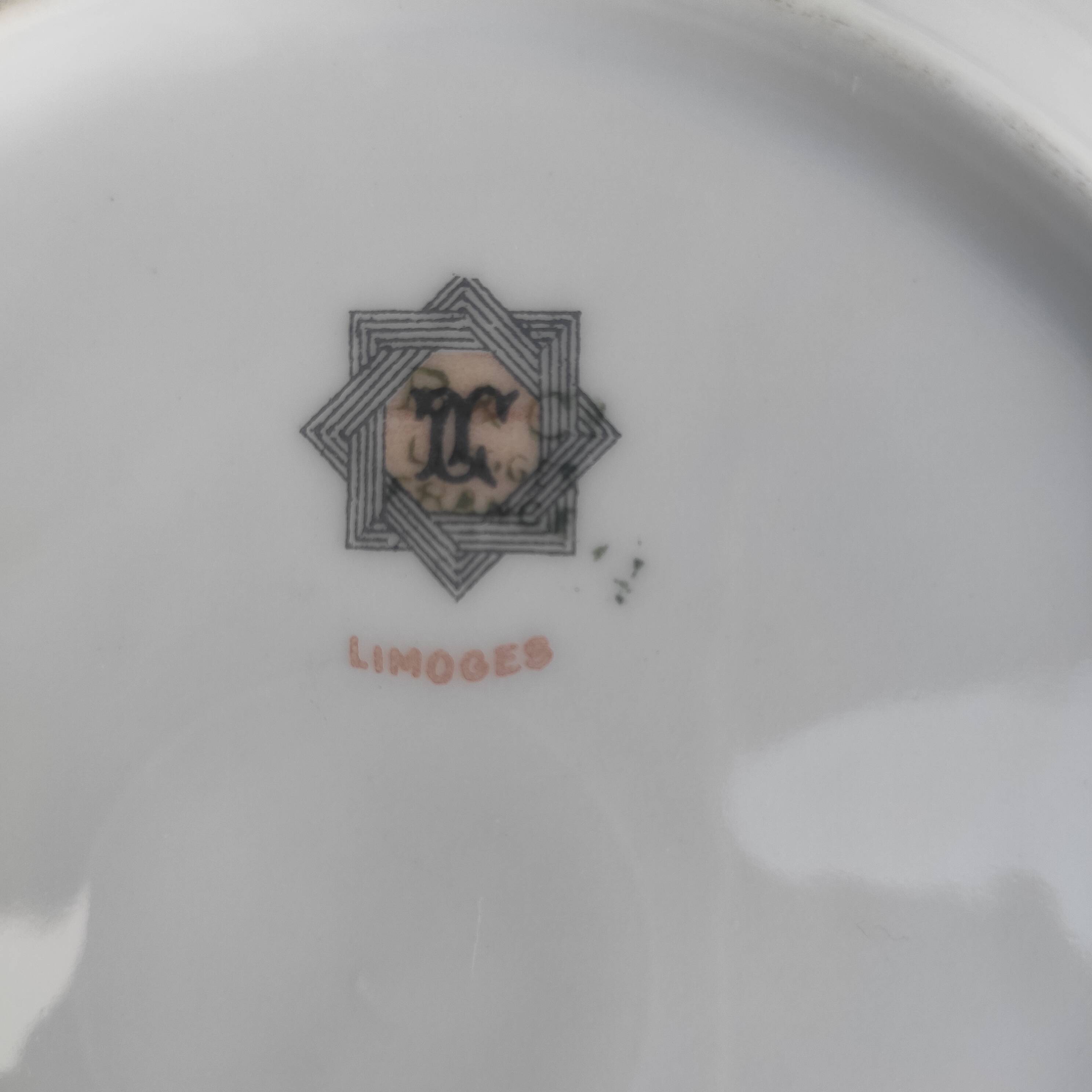 Limoges porcelain plates