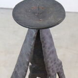 Vintage brutalist floor candlestick