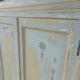 Old patinated Parisian wardrobe