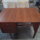 Vintage Scandinavian-inspired teak desk