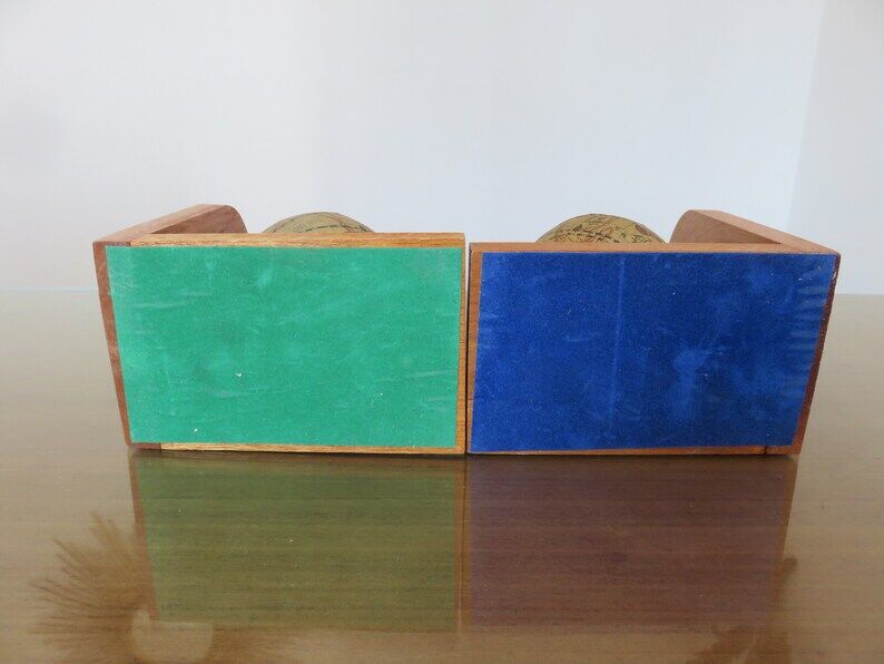 Old pair of greenhouse books globe 60s 70s