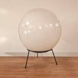 Large plastic sphere globe table lamp – Raak Amsterdam | Vintage design lamp