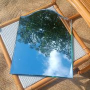Miroir biseauté ancien de coiffeuse